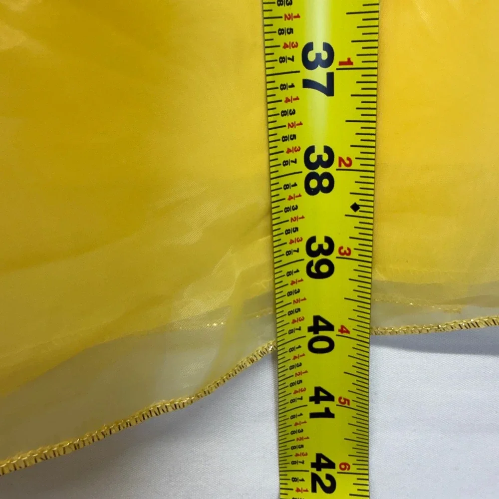 Disney Store Belle Deluxe Princess Costume Dress 9/10 Beauty & Beast Yellow Gown